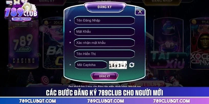Quy trình đăng ký 789CLUB đơn giản và nhanh chóng